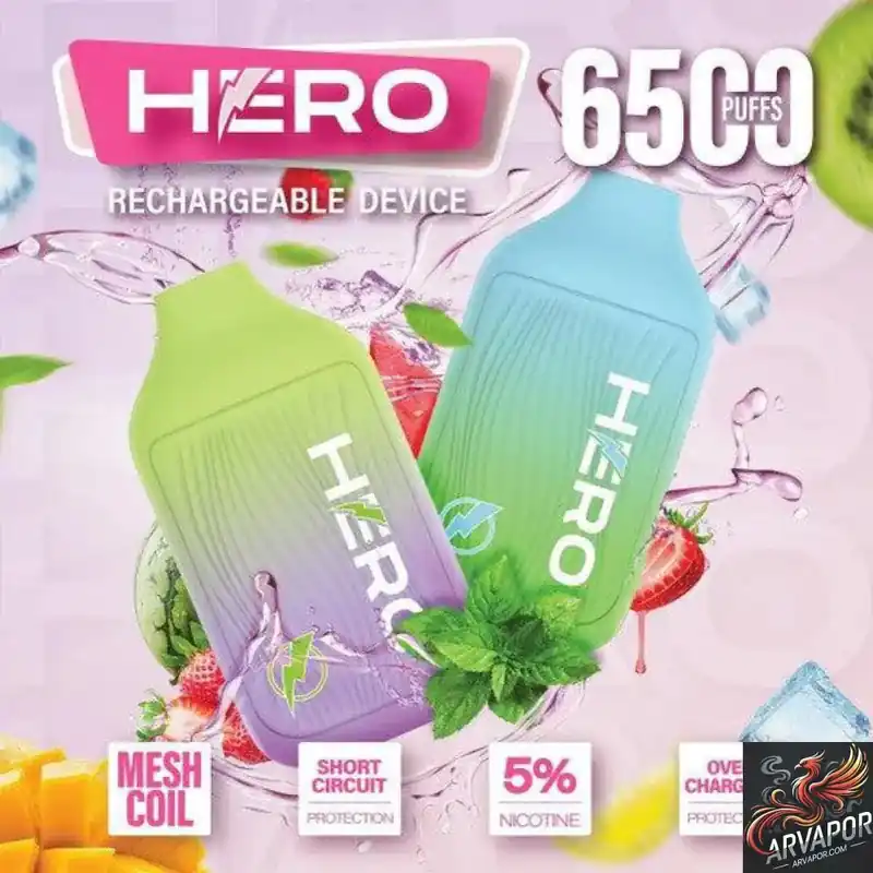 Hero 6500 Puffs Diposbale - Hero Vape Juice