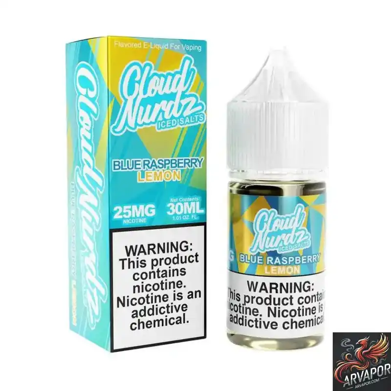 Iced Blue Raspberry Lemon - Cloud Nurdz Salts 30mL