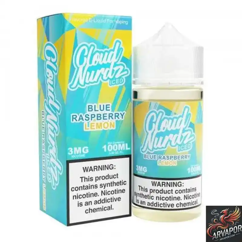 ICED Blue Raspberry Lemon - Cloud Nurdz Synthetic 100mL
