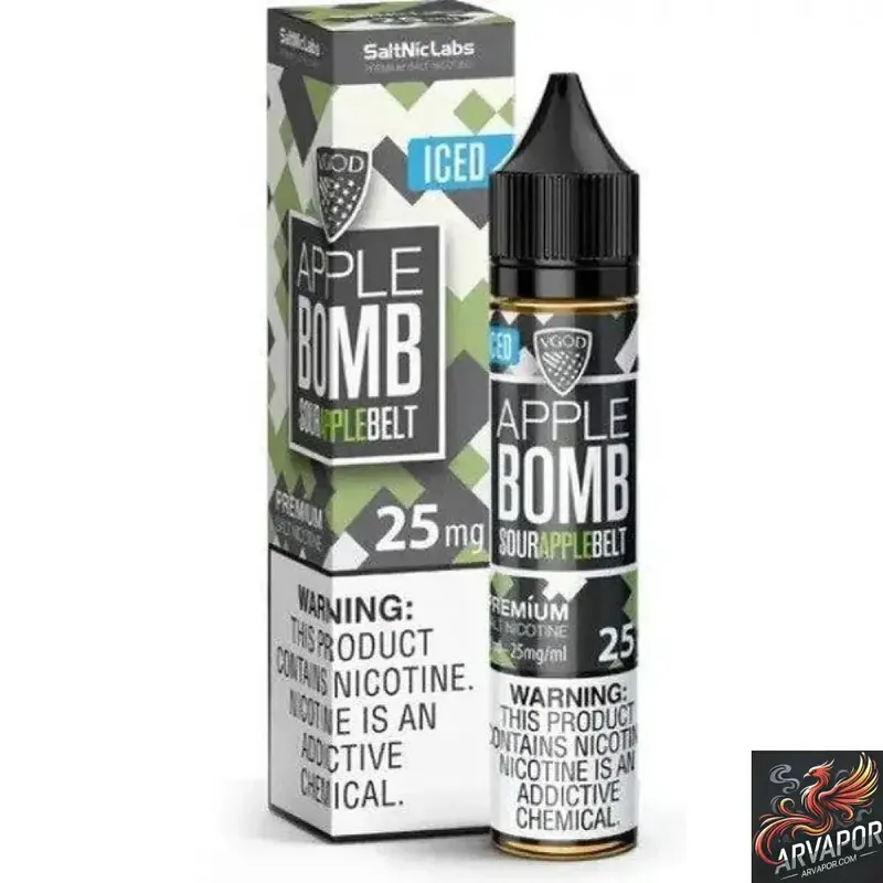 ICED Apple Bomb - VGod SaltNic 30mL