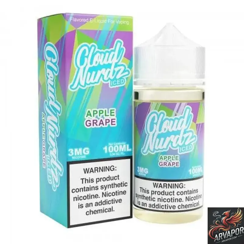 ICED Grape Apple - Cloud Nurdz Synthetic 100mL
