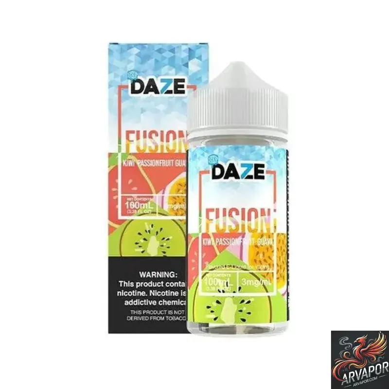 ICED Kiwi Passionfruit Guava - 7 Daze Fusion Synthetic 100mL