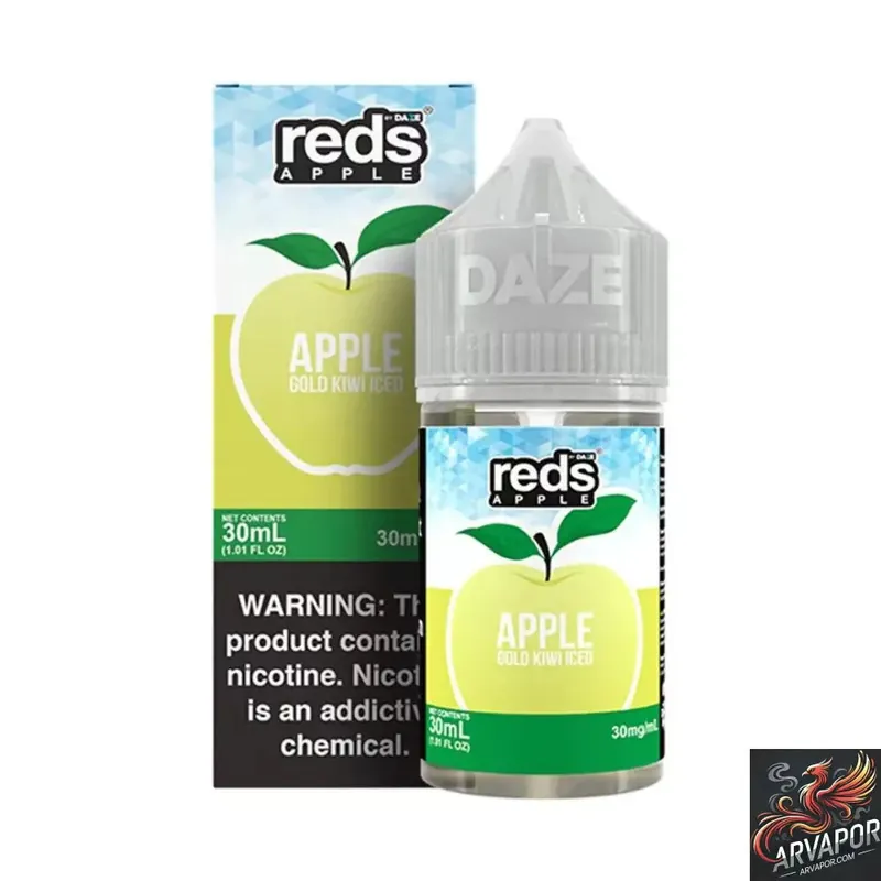ICED Gold Kiwi - Reds Apple Salt - 7 Daze 30mL