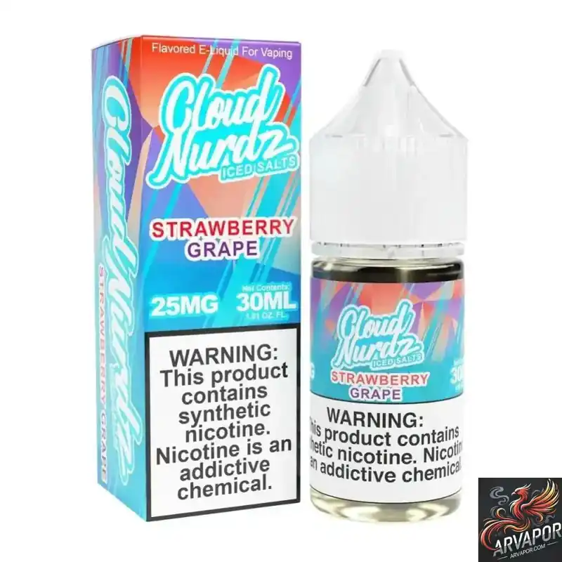 Iced Strawberry Grape - Cloud Nurdz Salts 30mL