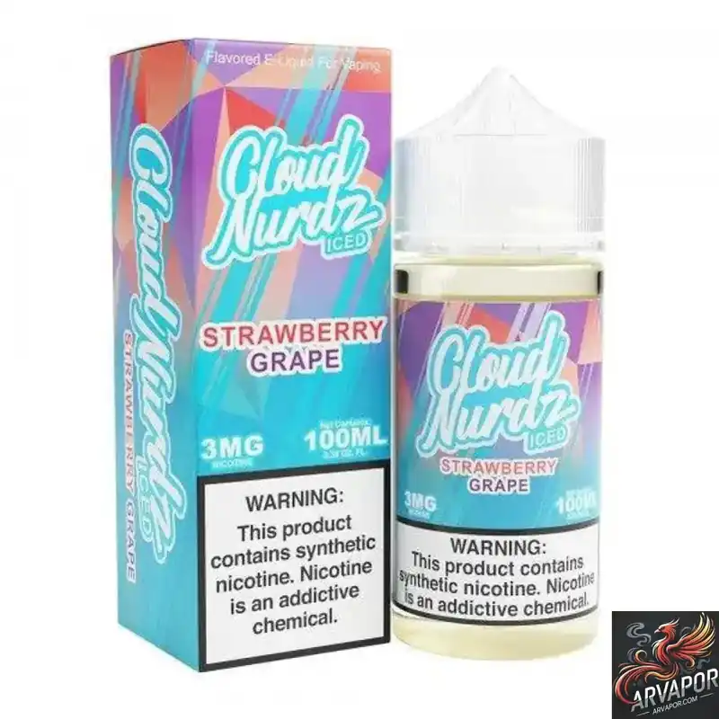 ICED Strawberry Grape - Cloud Nurdz Synthetic 100mL