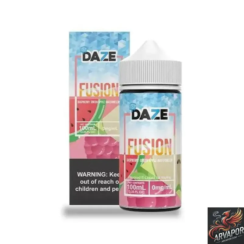 ICED Raspberry Green Apple Watermelon - 7 Daze Fusion Synthetic 100mL
