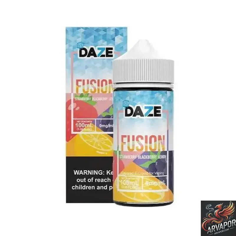 ICED Strawberry Blackberry Lemon - 7 Daze Fusion Synthetic 100mL