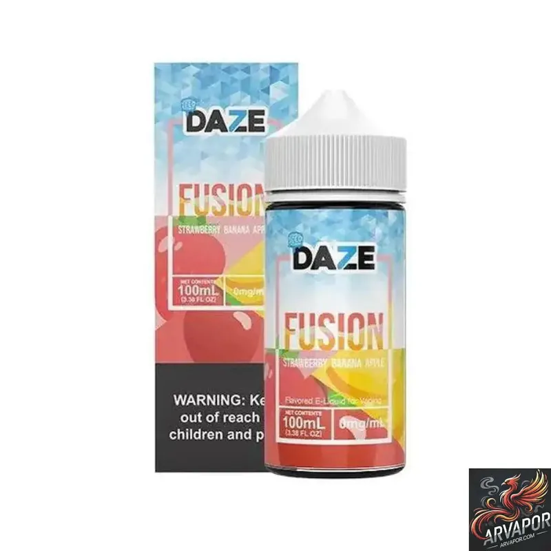ICED Strawberry Banana Apple - 7 Daze Fusion Synthetic 100mL