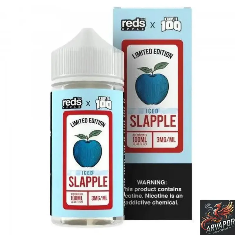 Iced Slapple - 7 Daze Reds x Keep It 100 100mL