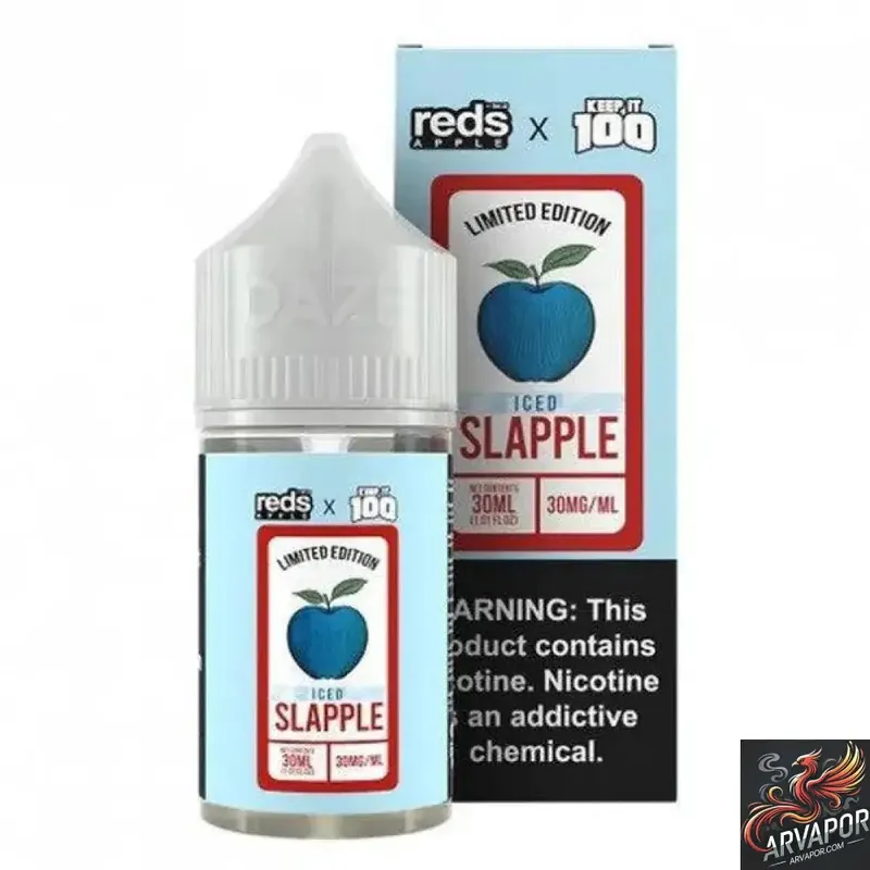 Iced Slapple - 7 Daze Reds x Keep It 100 Salt 30mL