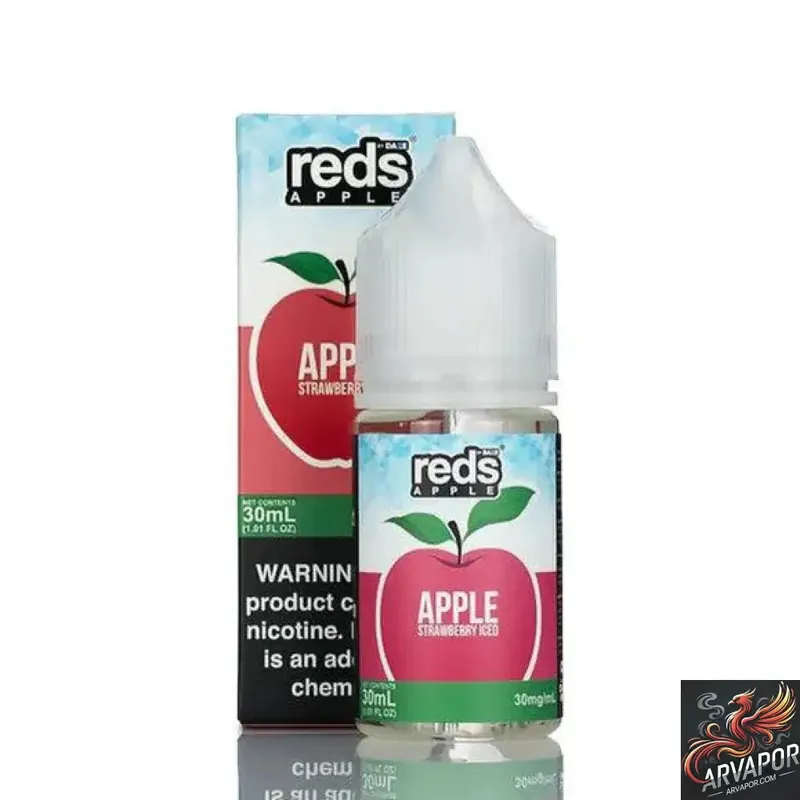 ICED Strawberry - Reds Apple Salt - 7 Daze 30mL