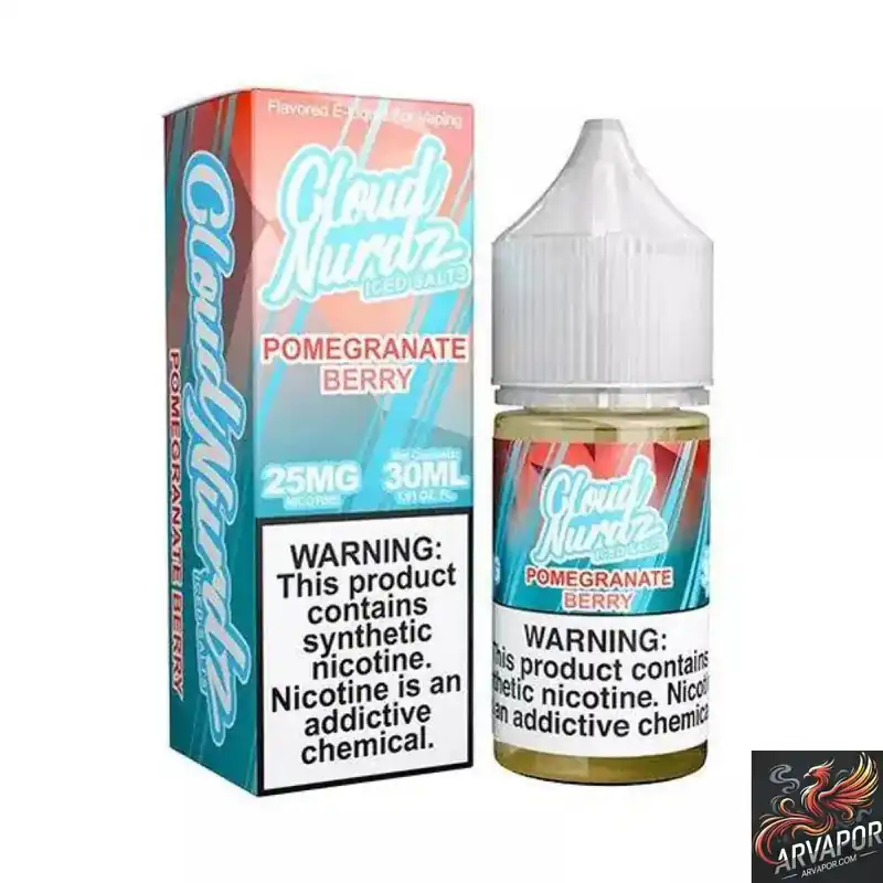 Iced Pomegranate Berry- Cloud Nurdz Salts 30mL