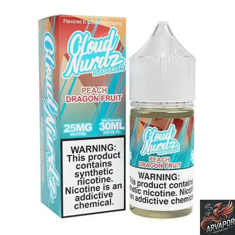 Iced Peach Dragon Fruit - Cloud Nurdz Salts 30mL