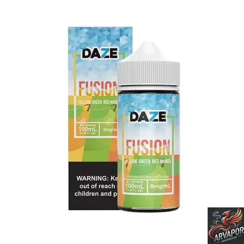 ICED Yellow Green Red Mango - 7 Daze Fusion Syn 100mL