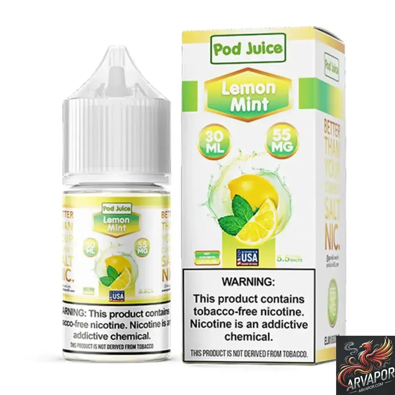 Lemon Mint - POD Juice Synthetic Nicotine Salt 30mL
