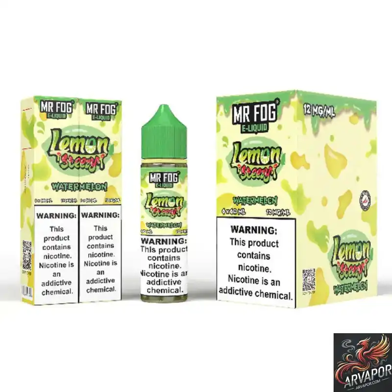 Lemon (Watermelon) - Mr Fog Steezy E-Liquid 60mL