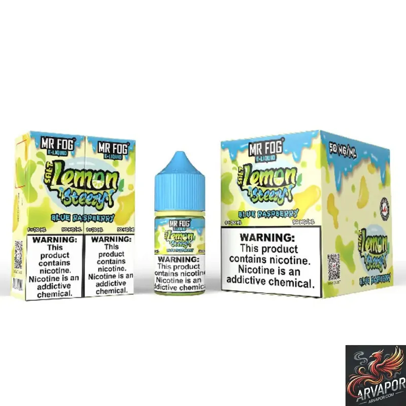 Lemon (Blue Raspberry) - Mr Fog Steezy Salt E-Liquid 30mL