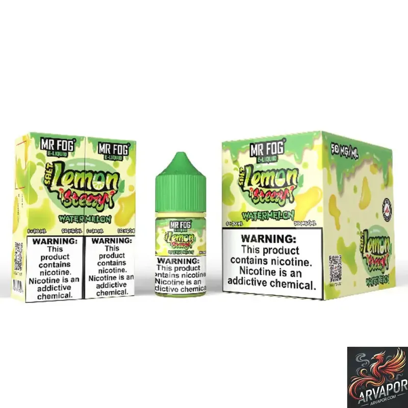 Lemon (Watermelon) - Mr Fog Steezy Salt E-Liquid 30mL