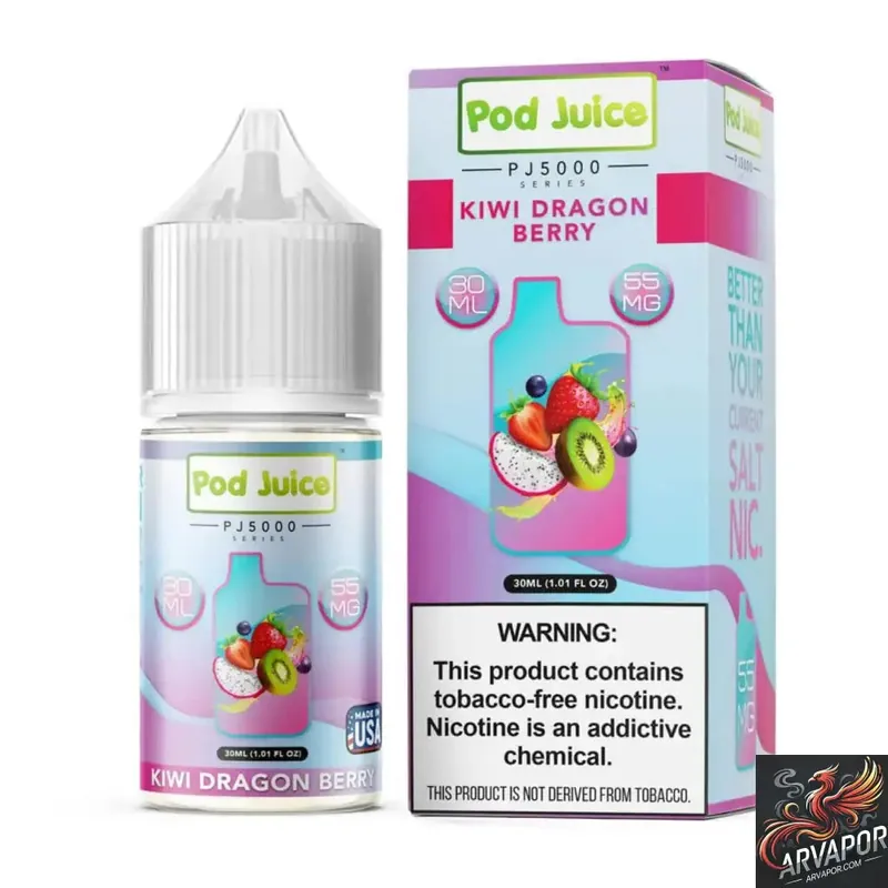 Kiwi Dragon Berry - Pod Juice PJ5000 Salt 30mL
