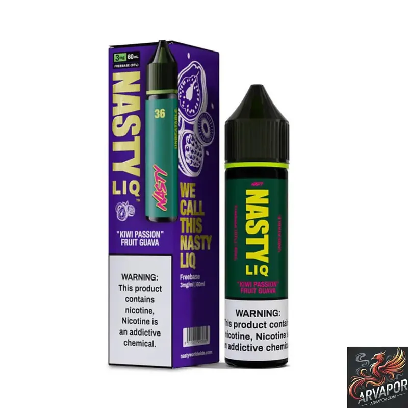 Kiwi Passion Fruit Guava - Nasty Lip 60mL