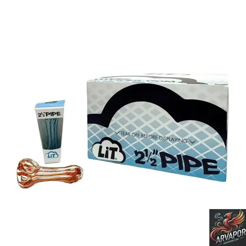 Lit Glass 2.5 Inches Hand Pipe