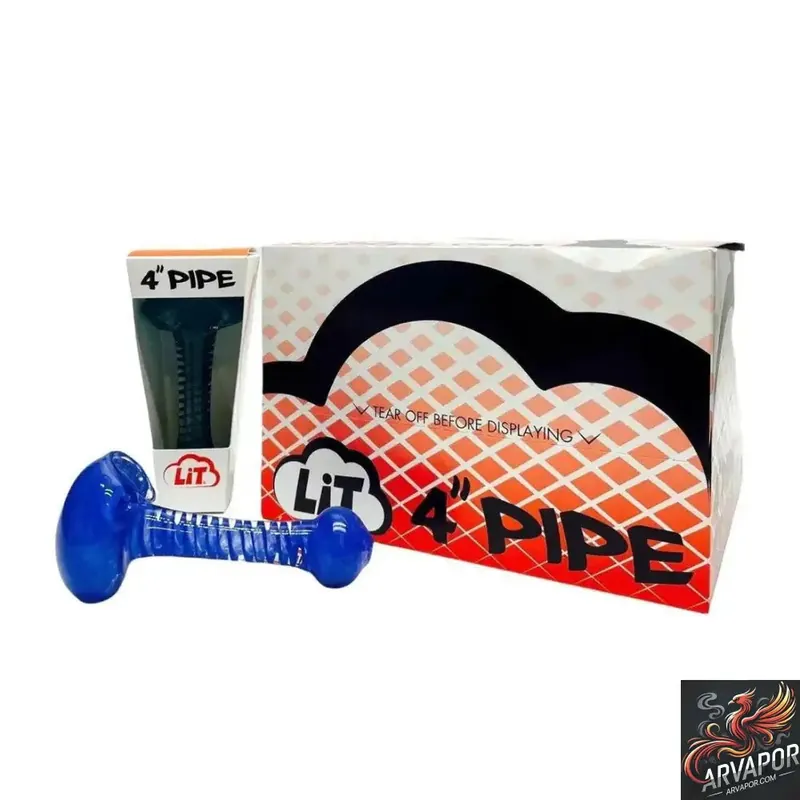 Lit Glass 4 Inches Hand Pipe