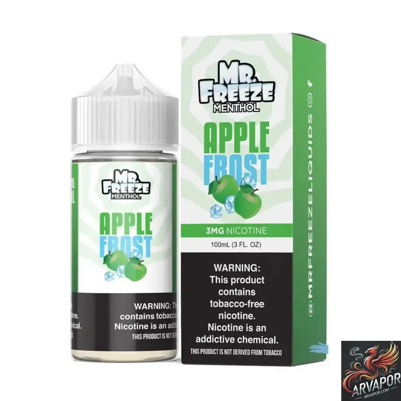 Mr. Freeze Menthol Synthetic Nicotine 100mL - Mr. Freeze E-liquids