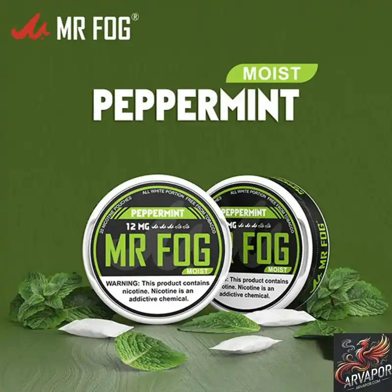 Moist Peppermint - Mr Fog Nicotine Pouches