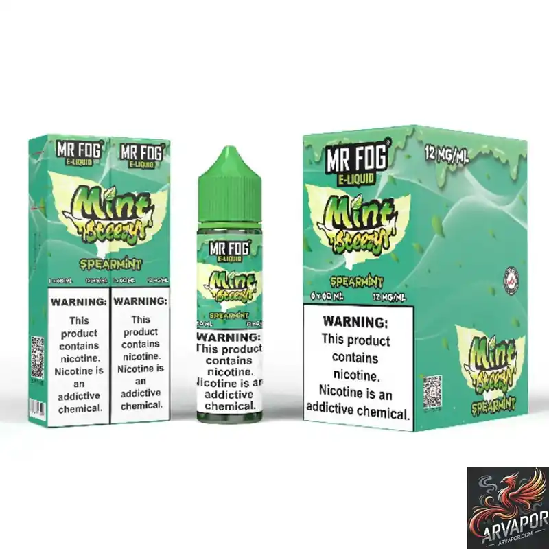 Mint (Spearmint) - Mr Fog Steezy E-Liquid 60mL
