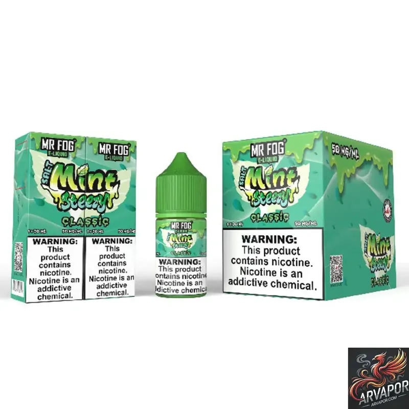 Mint (Classic) - Mr Fog Steezy Salt E-Liquid 30mL