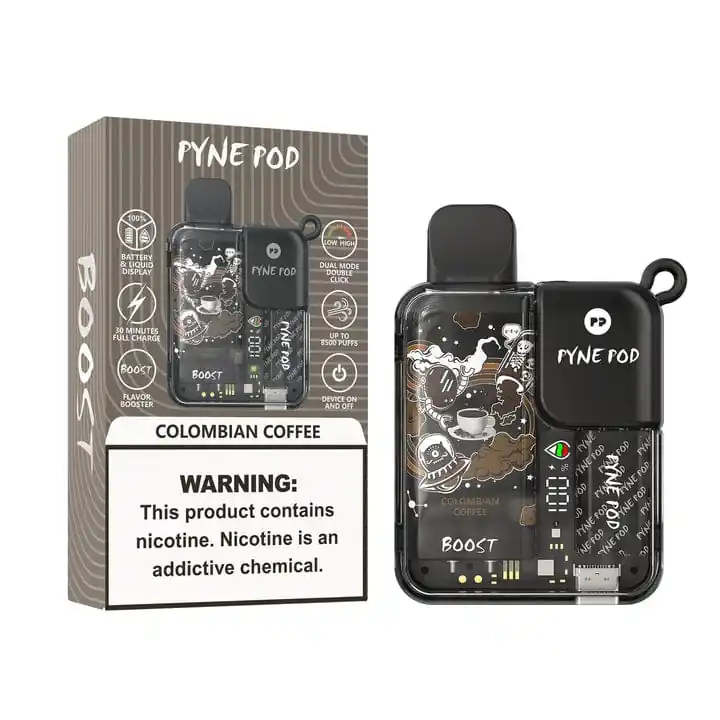 Colombian Coffee Pyne Pod Boost 8500 Disposable Vape - Zmarksthespot