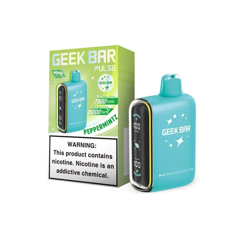 PepperMintz Mintz Edition Geek Bar Pulse Mintz Edition Disposable Vape 15K - Zmarksthespot