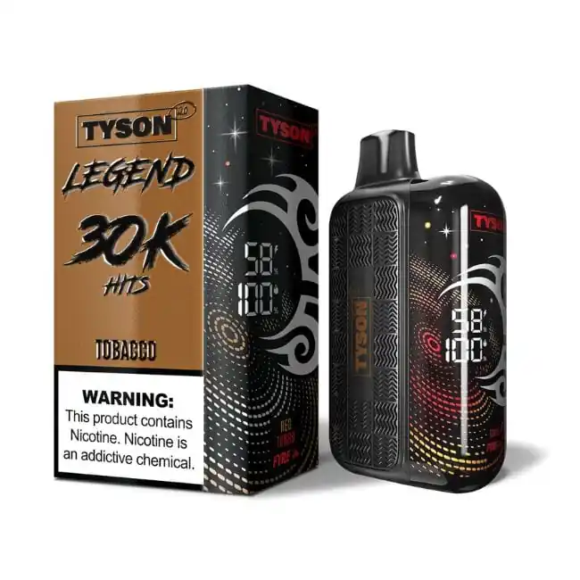 Tobacco Vape Tyson 2 Legend 30K Disposable - Zmarksthespot