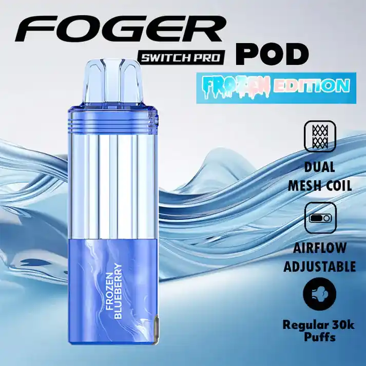 Frozen Blueberry Foger Switch Disposable Vape 30K - Zmarksthespot
