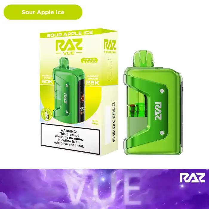 Sour Apple Ice Raz Vue Disposable Kit - Zmarksthespot