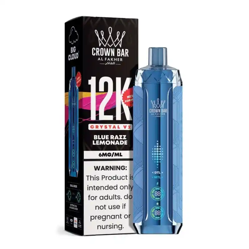 Al Fakher Crown Bar Crystal V2 Disposable 6mg 12K - Zmarksthespot