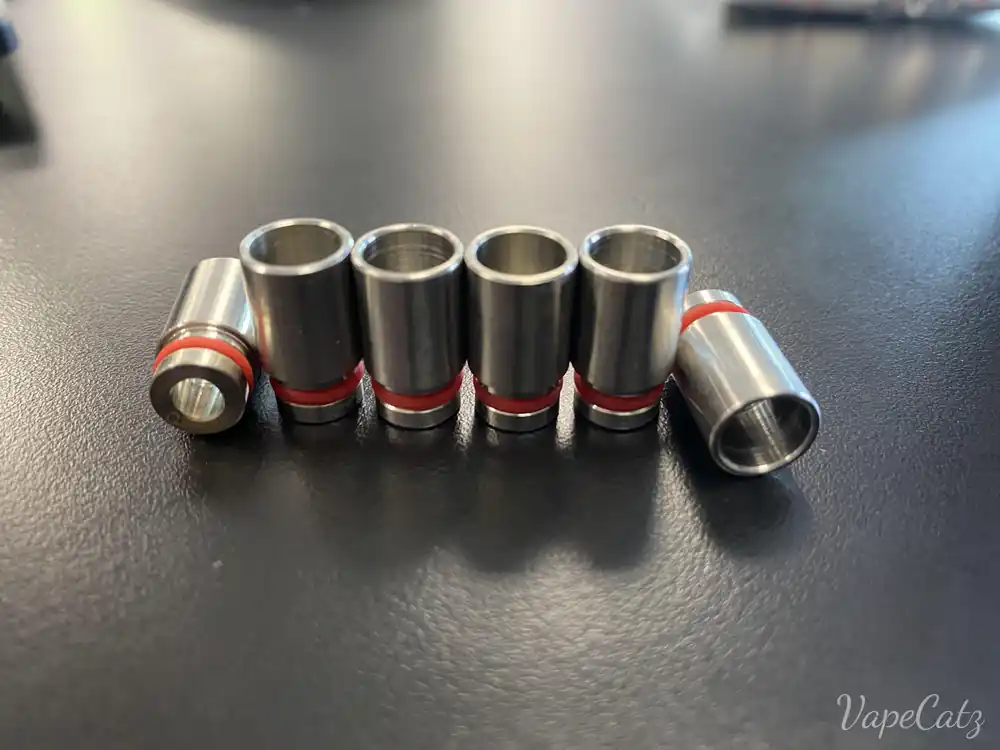 510 Stainless Steel Tube Short Drip Tip - Set of 2 H12