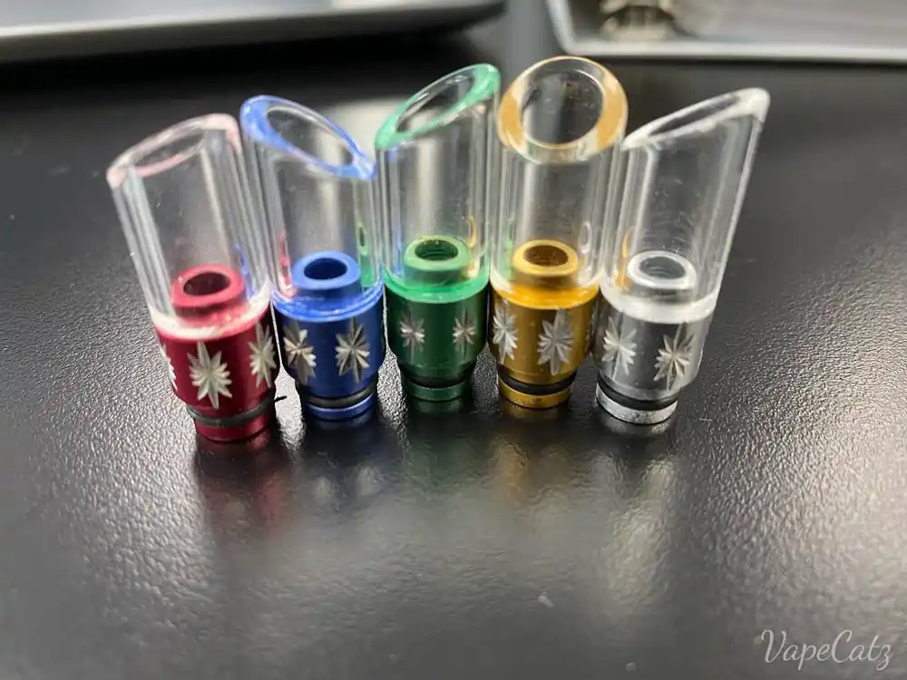 510 Clear Slanted Tube with Aluminum Base C1 - 510 Replacement Tips