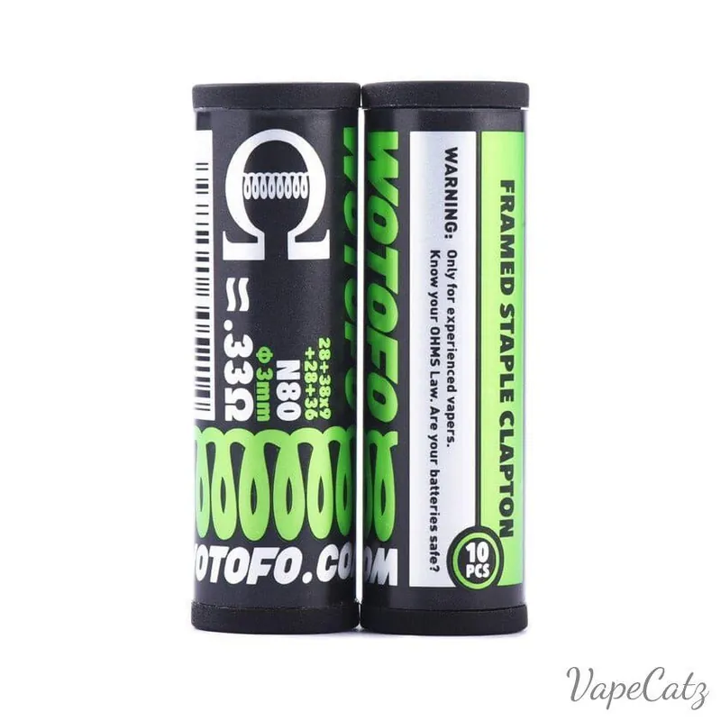 Wotofo Wire - pre built coils - 10 pack
