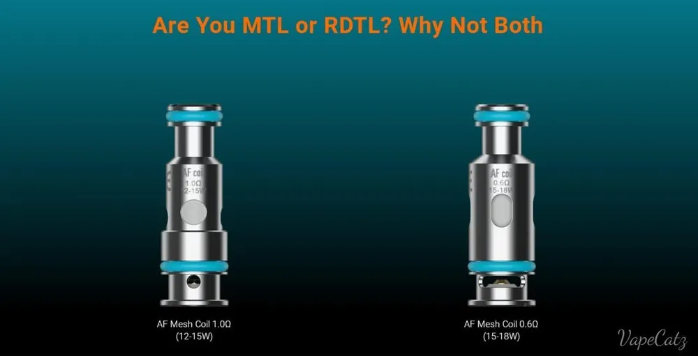 Aspire AF Mesh Coil For Flexus Q Pod Kit & Flexus Stik Pod Kit & Riil X Pod Kit & Flexus Peak / Flexus Pro Kit (5pcs/pack)