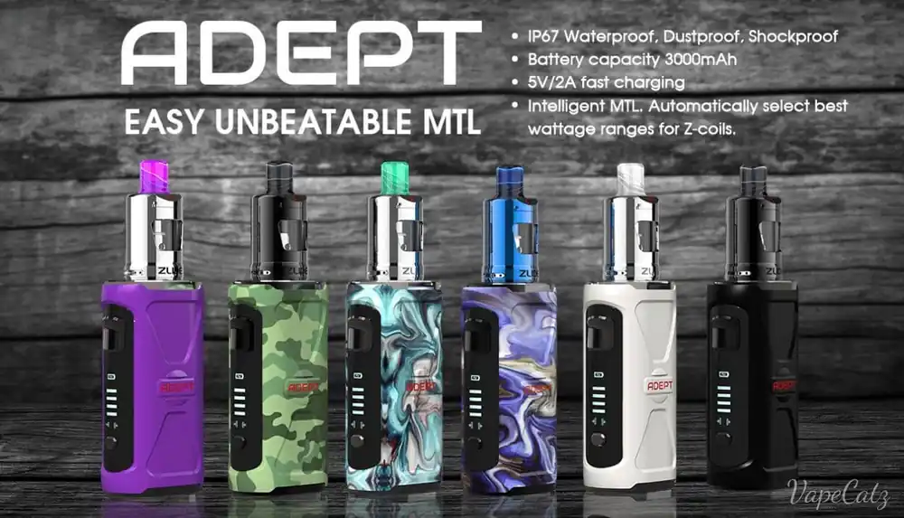 Innokin Adept MTL Box Mod Kit With Zlide Tank 3000mAh - Innokin Hardware