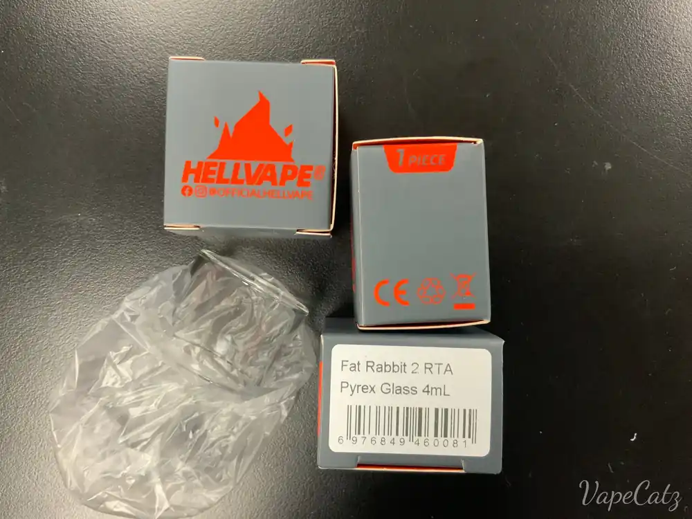 HellVape Fat Rabbit and Dead Rabbit Replacement Glass - Classic Collection