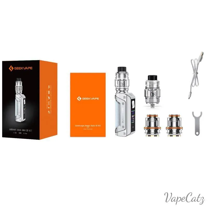 Geekvape Aegis Solo 3 Internal Battery Mod Kit with Z Subohm Tank 3000mAh 5.5ml - Classic Collection