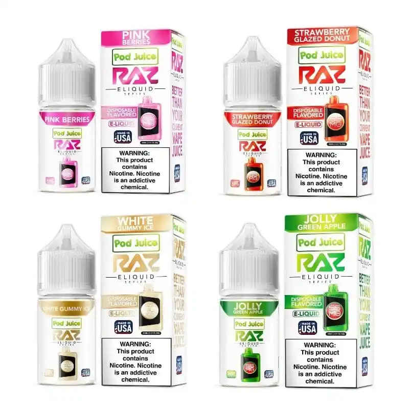 Raz Pod Juice salts - High Content Salt E-Liquid