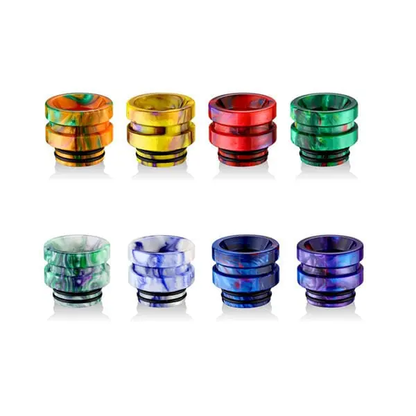 810 Drip Tip - Wide Bore with barrel rings V23