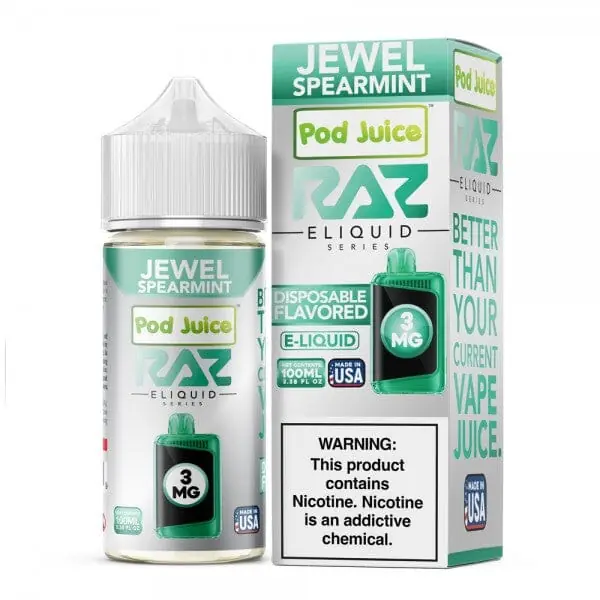 Pod Juice Jewel Spearmint RAZ 100ml