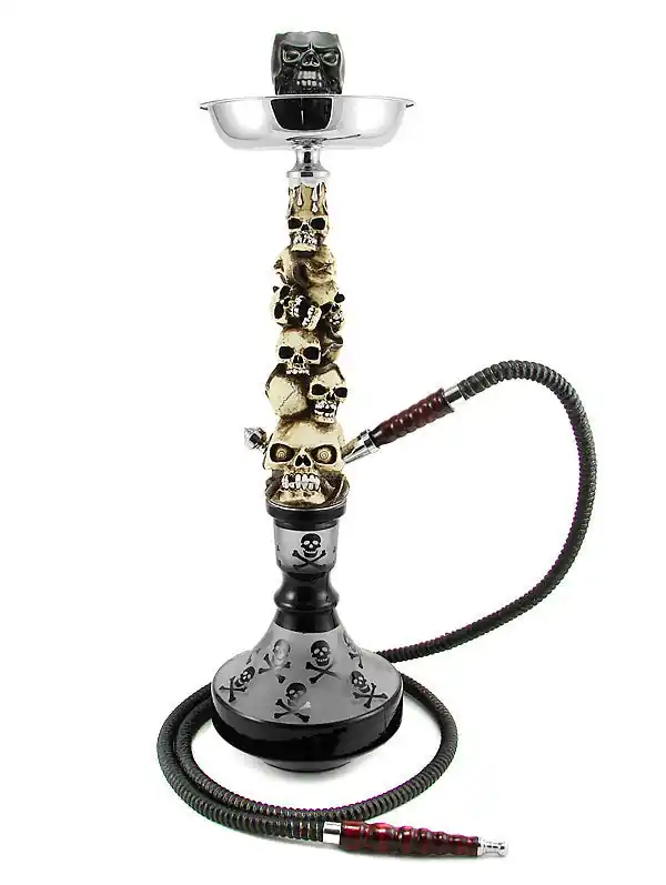 Skull Hookah with Case 24" - Inhale
