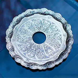 Lule Turkish Hookah Tray Small 22cm
