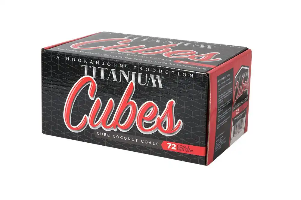 Titanium Cubes Coconut Hookah Charcoal