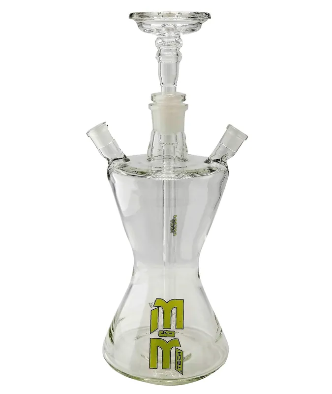 M&M Tech Hour Glass Hookah Lime Green